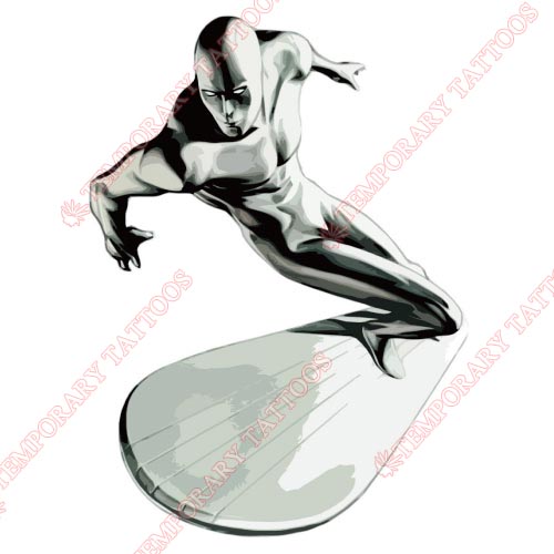 Silver Surfer Customize Temporary Tattoos Stickers NO.493